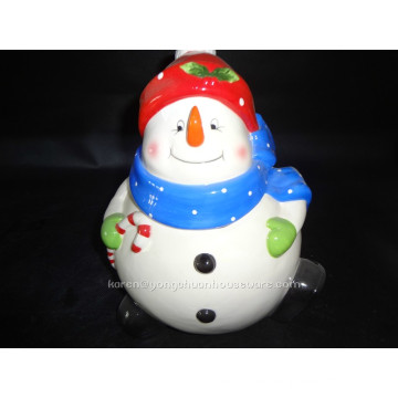 Dibujar a mano Santa Claus Cain Cooky Jar (YC1512)